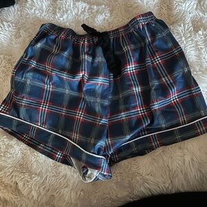 Plaid Lounge Shorts